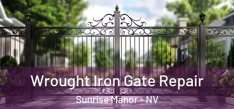 Wrought Iron Gate Repair Sunrise Manor - NV